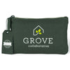 Gemline Deep Forest Green Avery Cotton Zippered Pouch