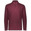 Augusta Sportswear Men's Maroon Micro-Lite Fleece 1/4 Zip Pullover