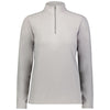 Augusta Sportswear Women's Athletic Grey Micro-Lite Fleece 1/4 Zip Pullover