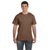 LAT Men's Brown Fine Jersey T-Shirt