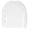 Vineyard Vines Men's White Cap Blank Long-Sleeve Pocket Tee