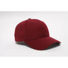 Pacific Headwear Maroon Velcro Adjustable Wool Cap