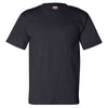 Bayside Men's Navy USA-Made Short Sleeve T-Shirt with Pocket