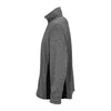 Vantage Men's Charcoal Heather/Black Heathered Blocked Knit Jacket