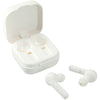 Leed's White TWS Auto Pair Earbuds & Wireless Pad Power Case