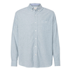 Weatherproof Men's Blue Aqua Vintage Stretch Brushed Oxford Shirt