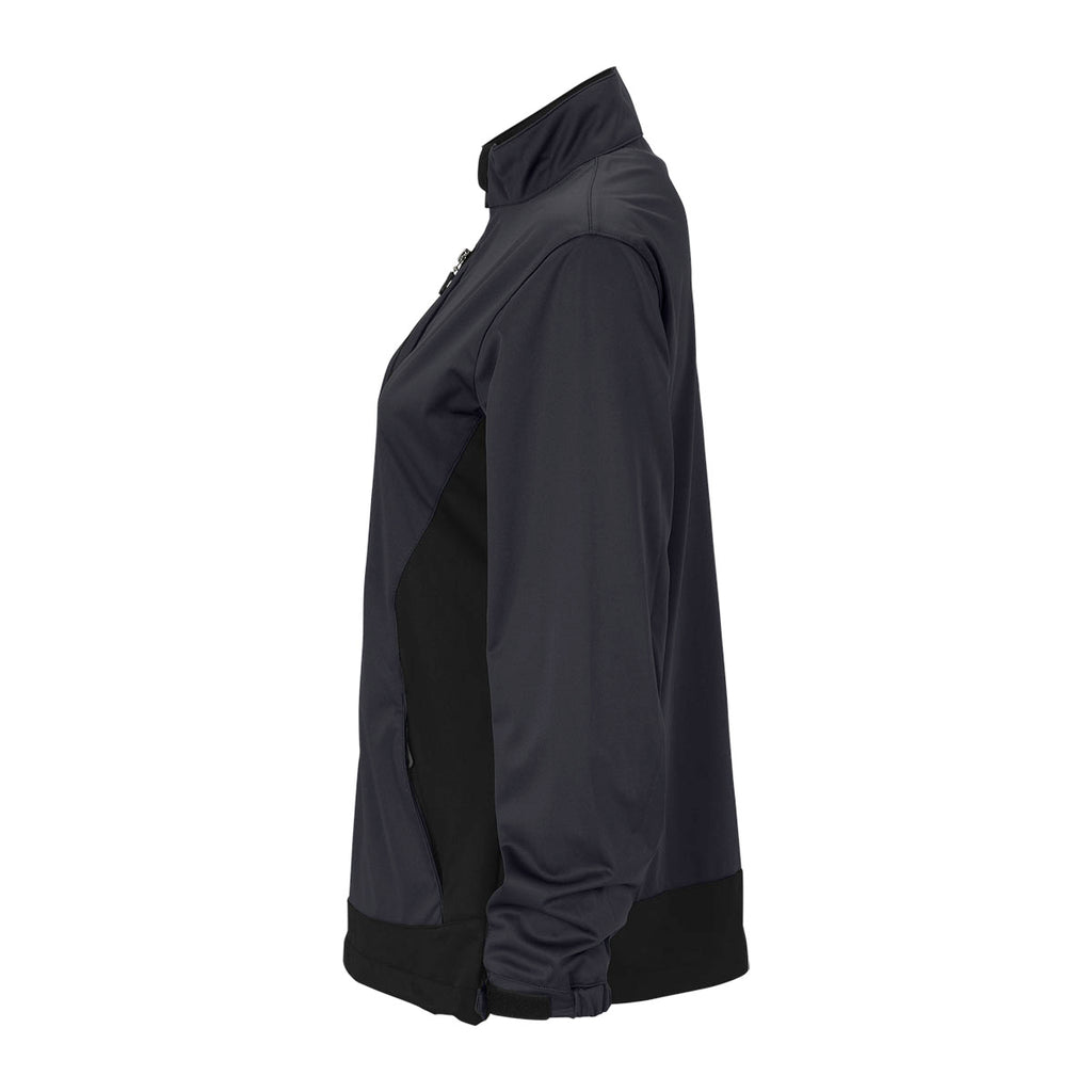 Vantage Women's Black/Dark Grey Air-Block Softshell Jacket