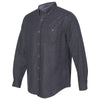 Weatherproof Men's Dark Navy Vintage Brushed Flannel Solid Shirt