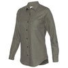 Weatherproof Women's Dusty Olive Vintage Brushed Flannel Solid Women's Shirt