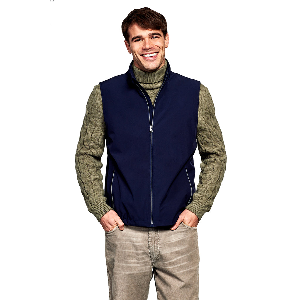 Vantage Men's Navy Newport Vest