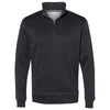 Weatherproof Men's Asphalt Sweaterfleece Quarter-Zip Henley