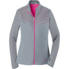 Nike Women's Cool Grey/Vivid Pink Therma-FIT Hypervis Full-Zip Jacket