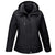 North End Women's Black Caprice 3-In-1 Jacket with Soft Shell Liner