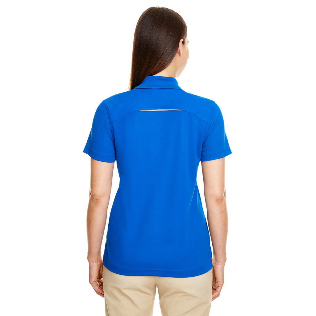 Core 365 Women's True Royal Radiant Performance Pique Polo