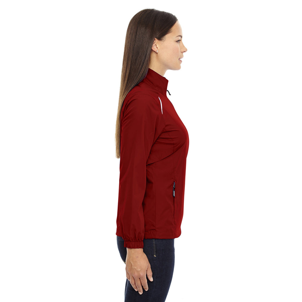 Core 365 Women's Classic Red Motivate Unlined Lightweight Jacket