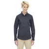 Core 365 Women's Carbon Operate Long-Sleeve Twill Shirt