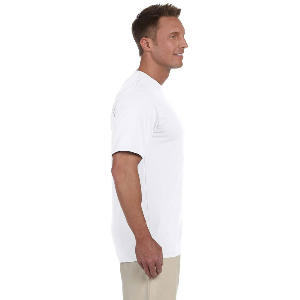 Augusta Sportswear Men's White Wicking T-Shirt