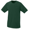 Augusta Sportswear Men's Dark Green Wicking T-Shirt