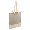 Leed's Grey Split Recycled 5oz Cotton Twill Convention Tote