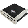 Field & Co. Black Cambridge Oversized Sherpa Blanket