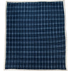 Field & Co. Blue Plaid Sherpa Blanket