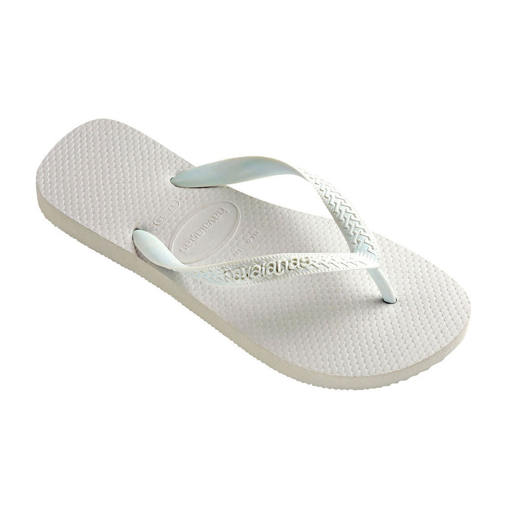 Havaianas Men's White Top Flip Flops