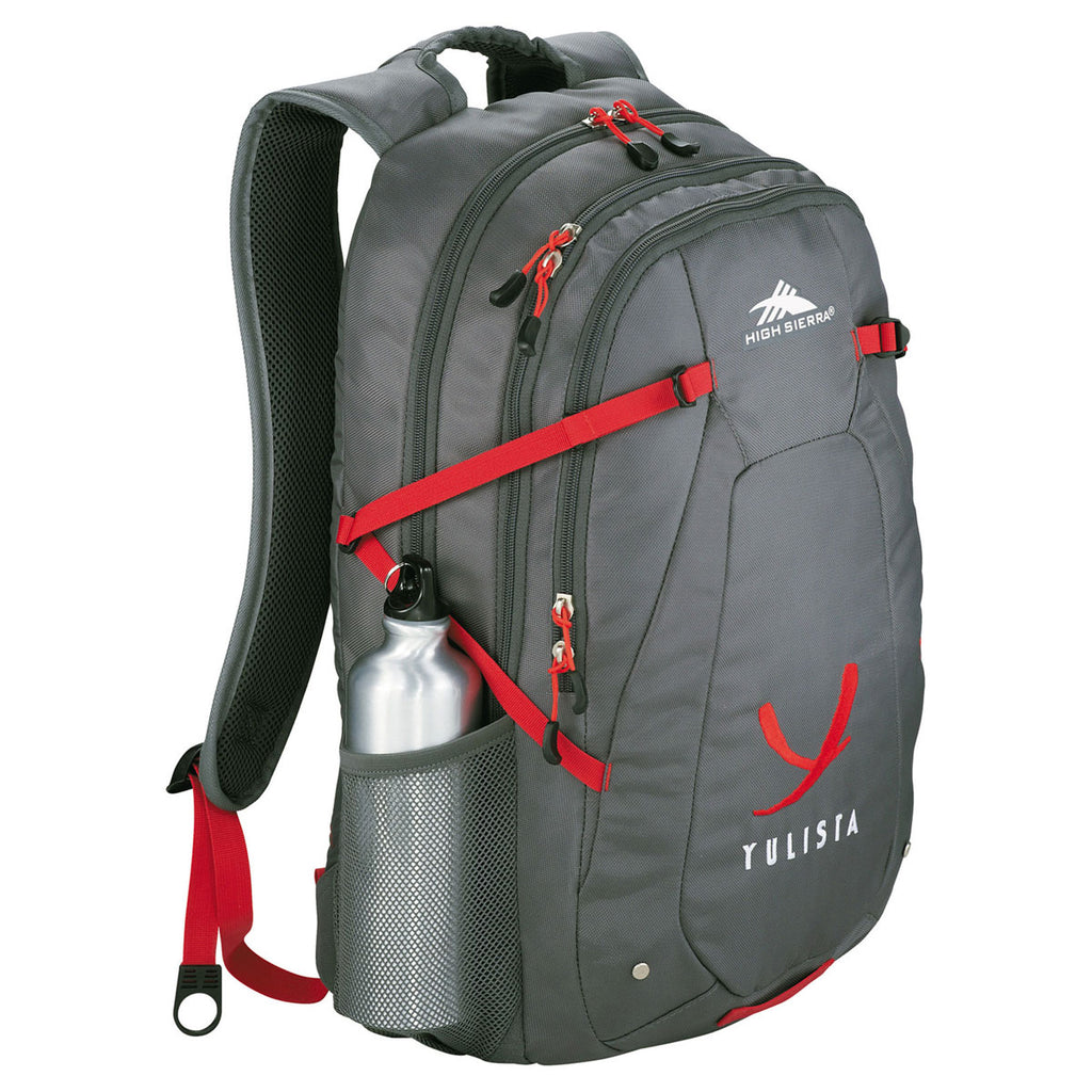 High Sierra Grey Fallout 17" Computer Backpack