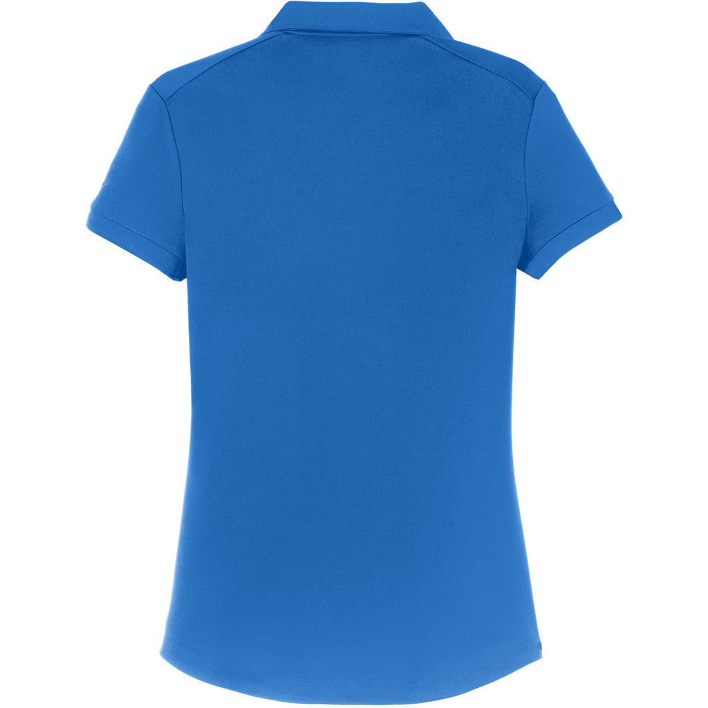 Nike Women's Gym Blue Dri-FIT Players Modern Fit Polo