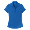 Nike Women's Gym Blue Dri-FIT Players Modern Fit Polo