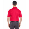 UltraClub Men's Red Cool & Dry Mesh Pique Polo