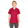 UltraClub Women's Cardinal Cool & Dry Mesh Pique Polo