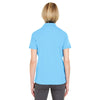 UltraClub Women's Columbia Blue Cool & Dry Mesh Pique Polo