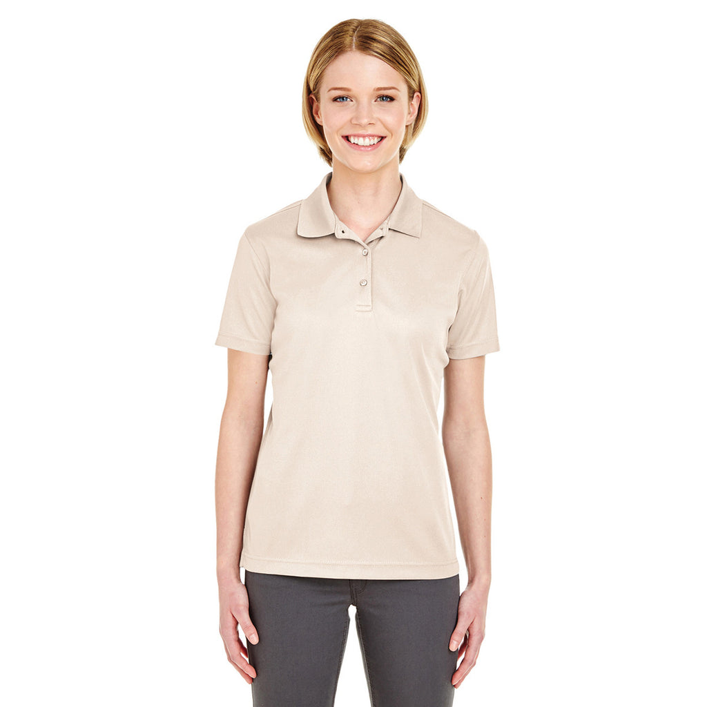 UltraClub Women's Stone Cool & Dry Mesh Pique Polo