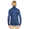 UltraClub Women's Navy Cool & Dry Sport Quarter-Zip Pullover