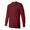 J. America Men's Simply Red Vintage Brushed Jersey Henley