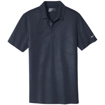 Nike Men's Marine Golf Dri-FIT Embossed Tri-Blade Polo