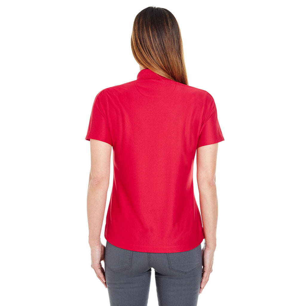 UltraClub Women's Red Cool & Dry Elite Performance Polo