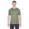 UltraClub Men's Military Green Cool & Dry Sport Performance Interlock T-Shirt