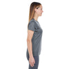 UltraClub Women's Charcoal Cool & Dry Sport Performance Interlock T-Shirt