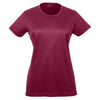 UltraClub Women's Maroon Cool & Dry Sport Performance Interlock T-Shirt