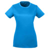 UltraClub Women's Pacific Blue Cool & Dry Sport Performance Interlock T-Shirt