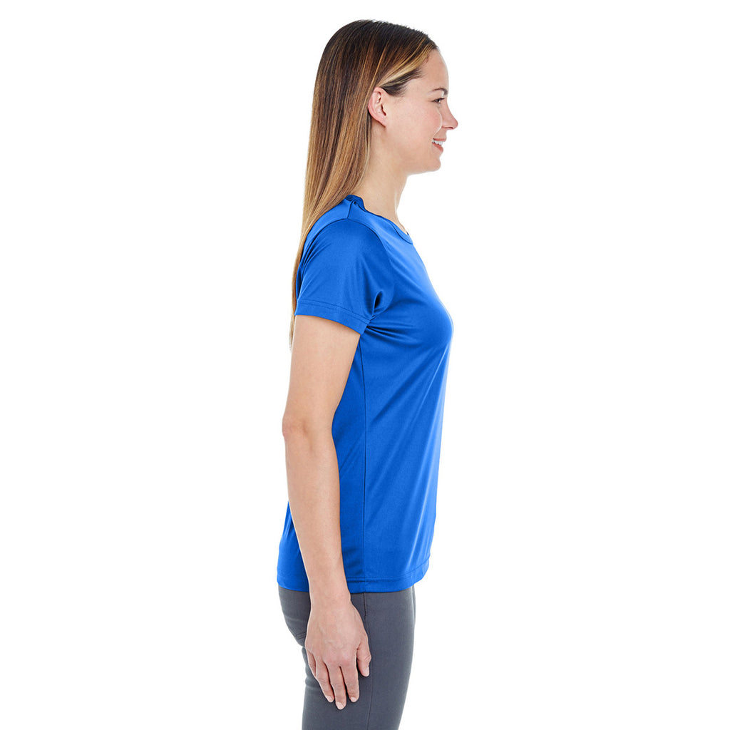 UltraClub Women's Royal Cool & Dry Sport Performance Interlock T-Shirt