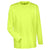 UltraClub Men's Bright Yellow Cool & Dry Sport Long-Sleeve Performance Interlock T-Shirt