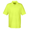 UltraClub Men's Bright Yellow Cool & Dry Sport Performance Interlock Polo