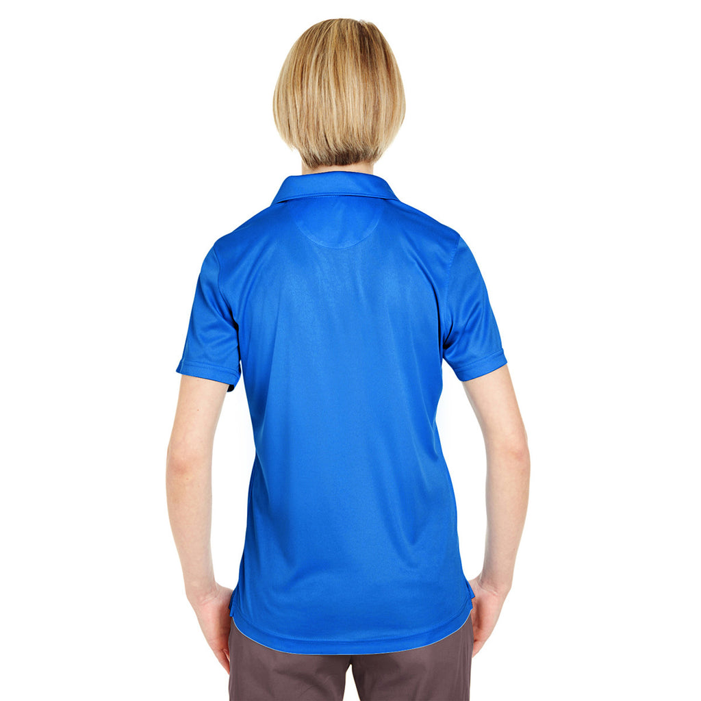 UltraClub Women's Royal Cool & Dry Sport Performance Interlock Polo