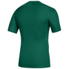 adidas Men's Dark Green Alphaskin Short Sleeve Top