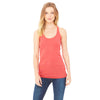 Bella + Canvas Women's Red Triblend Racerback Tank