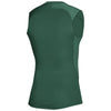 adidas Men's Dark Green Alphaskin Sleeveless Top