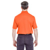 UltraClub Men's Orange Cool & Dry Stain-Release Performance Polo