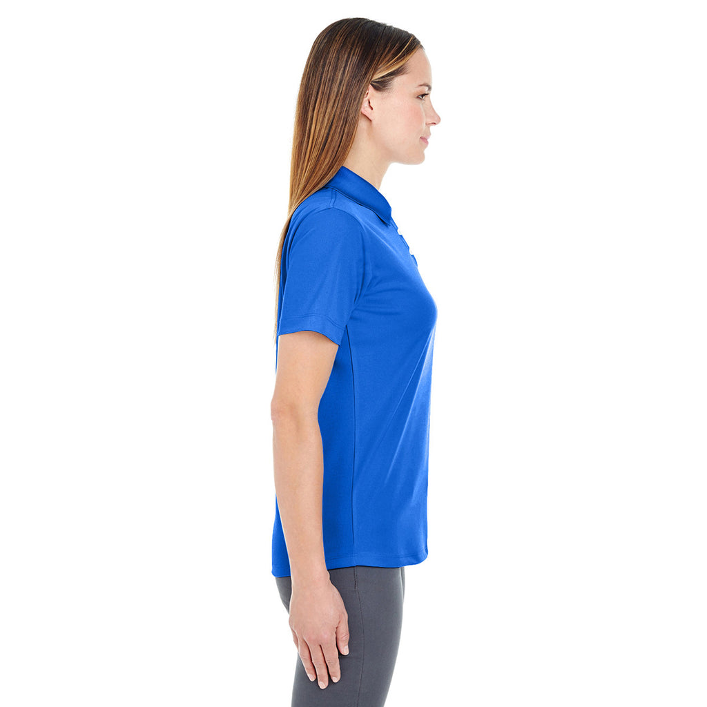 UltraClub Women's Royal Cool & Dry Stain-Release Performance Polo